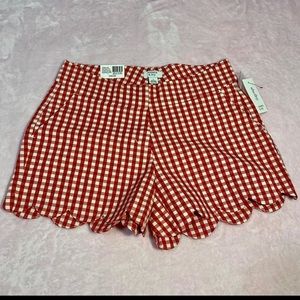 Crown and Ivy gingham shorts NWT